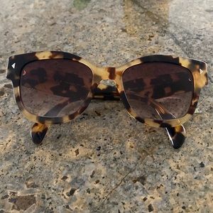 Prada tortoise shell sunglasses